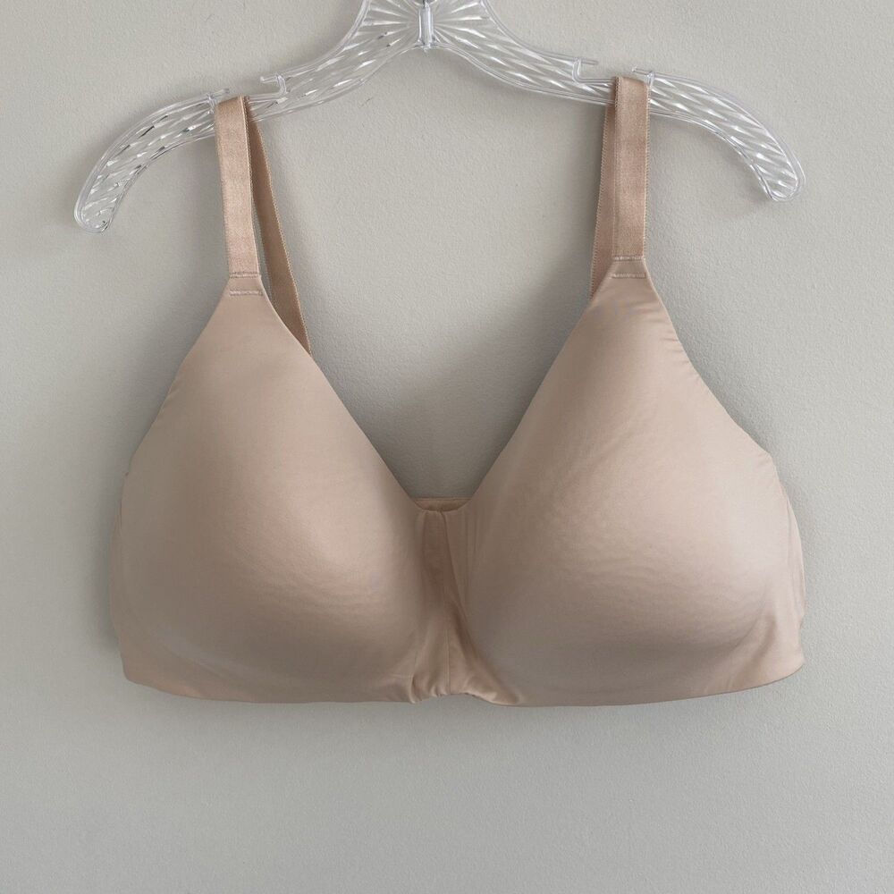 Torrid Bra Womens Size 46DD Dream Wire Free Lightly Lined Bra Beige / Nude